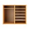 Adiroffice Medium Oak, MDF Wood, 12 in W, 16.5 in L, 20.15 in D ADI500-12-MEO-MK - alternate 8